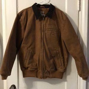 flannel lined bomber jacket